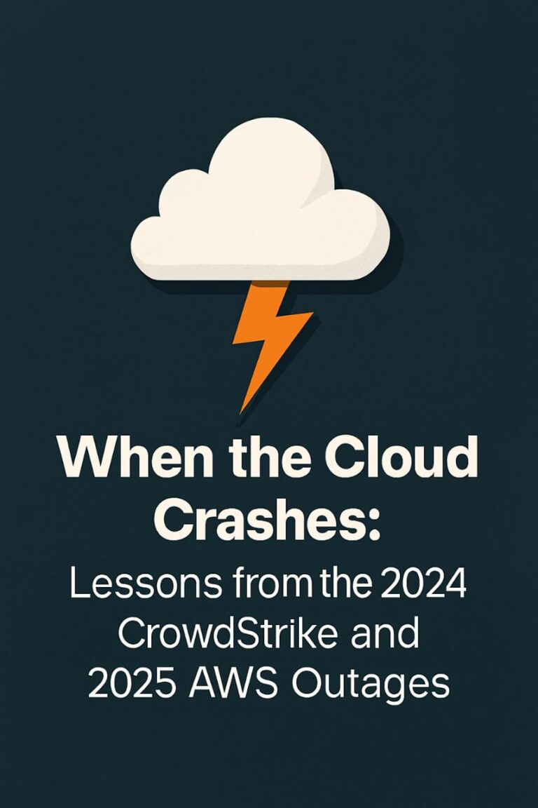 When the Cloud Crashes: Lessons from the 2024 CrowdStrike and 2025 AWS Outages